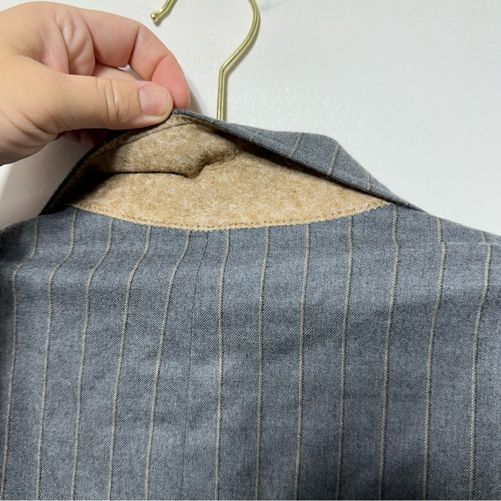 Brook Brothers 346 Wool Gray Pinstripe Blazer - Picture 4 of 5
